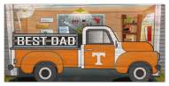 Tennessee Volunteers Best Dad Truck 6" x 12" Sign