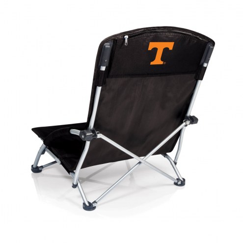 Tennessee Volunteers Black Tranquility Beach Chair