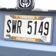 Tennessee Volunteers Chrome Metal License Plate Frame