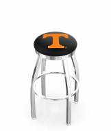 Tennessee Volunteers Chrome Swivel Bar Stool with Accent Ring