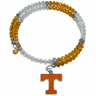 Tennessee Volunteers Crystal Memory Wire Bracelet