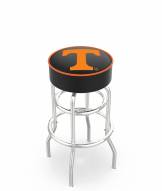 Tennessee Volunteers Double-Ring Chrome Base Swivel Bar Stool