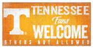 Tennessee Volunteers Fans Welcome Sign
