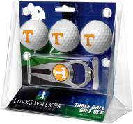 Tennessee Volunteers Golf Ball Gift Pack with Hat Trick Divot Tool