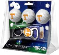Tennessee Volunteers Golf Ball Gift Pack with Key Chain