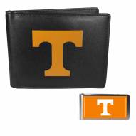 Tennessee Volunteers Leather Bi-fold Wallet & Color Money Clip