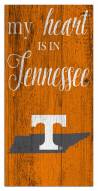 Tennessee Volunteers My Heart State 6" x 12" Sign
