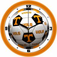 Tennessee Volunteers Soccer Wall Clock