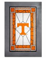 Tennessee Volunteers Stained Glass with Frame