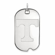 Tennessee Volunteers Sterling Silver Large Dog Tag