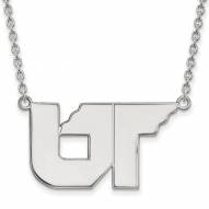 Tennessee Volunteers Sterling Silver Large Pendant Necklace
