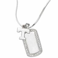 Tennessee Volunteers Sterling Silver Mini Dog Tag Pendant