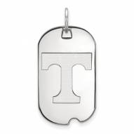 Tennessee Volunteers Sterling Silver Small Dog Tag