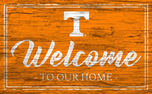 Tennessee Volunteers Team Color Welcome Sign