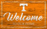 Tennessee Volunteers Team Color Welcome Sign