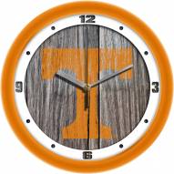 Tennessee Volunteers Weathered Wood Wall Clock