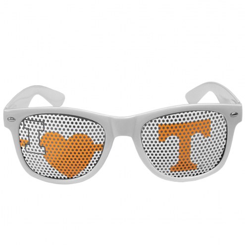 Tennessee Volunteers White I Heart Game Day Shades