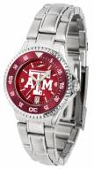 Texas A&M Aggies Competitor Steel AnoChrome Women's Watch - Color Bezel