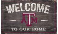 Texas A&M Aggies 11" x 19" Welcome to Our Home Sign