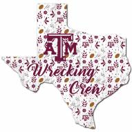 Texas A&M Aggies 12" Floral State Sign