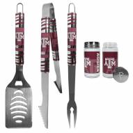 Texas A&M Aggies 3 Piece Tailgater BBQ Set and Salt and Pepper Shaker Set