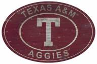 Texas A&M Aggies 46" Heritage Logo Oval Sign