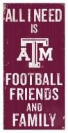 Texas A&M Aggies 6" x 12" Friends & Family Sign