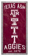 Texas A&M Aggies 6" x 12" Heritage Sign