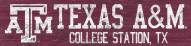 Texas A&M Aggies 6" x 24" Team Name Sign