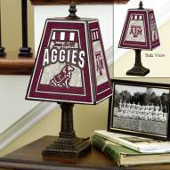 Texas A&M Aggies Art Glass Table Lamp