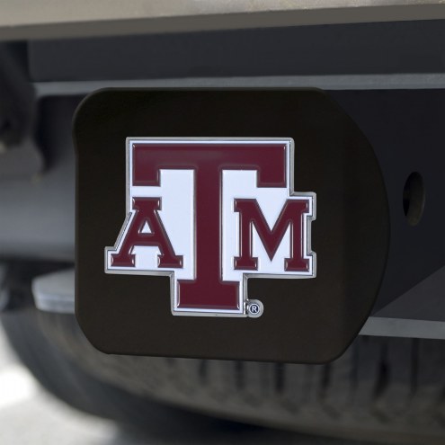 Texas A&M Aggies Black Color Hitch Cover