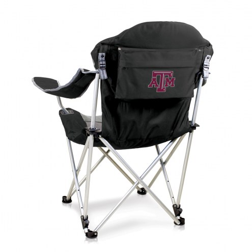 Texas A&M Aggies Black Reclining Camp Chair