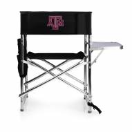 Texas A&M Aggies Black Sports Folding Chair