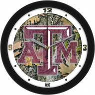 Texas A&M Aggies Camo Wall Clock