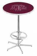 Texas A&M Aggies Chrome Bar Table with Foot Ring