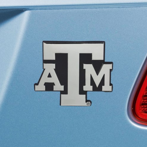 Texas A&M Aggies Chrome Metal Car Emblem