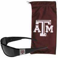 Texas A&M Aggies Chrome Wrap Sunglasses & Bag