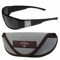Texas A&M Aggies Chrome Wrap Sunglasses & Sports Case