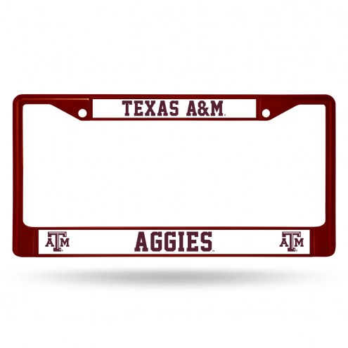 Texas A&M Aggies Color Metal License Plate Frame