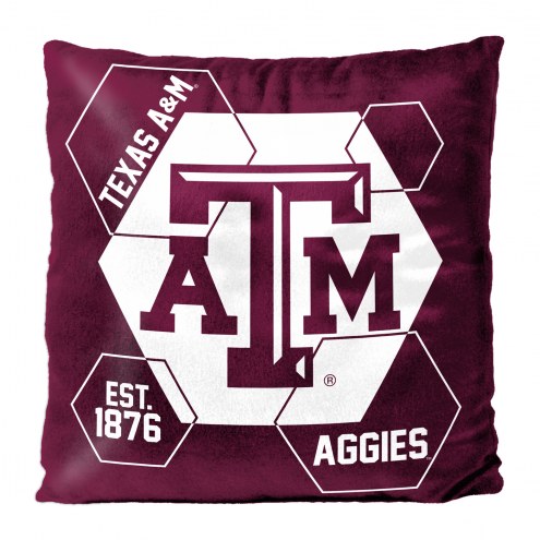 Texas A&M Aggies Connector Double Sided Velvet Pillow