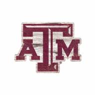Texas A&M Aggies Distressed Logo Cutout Sign