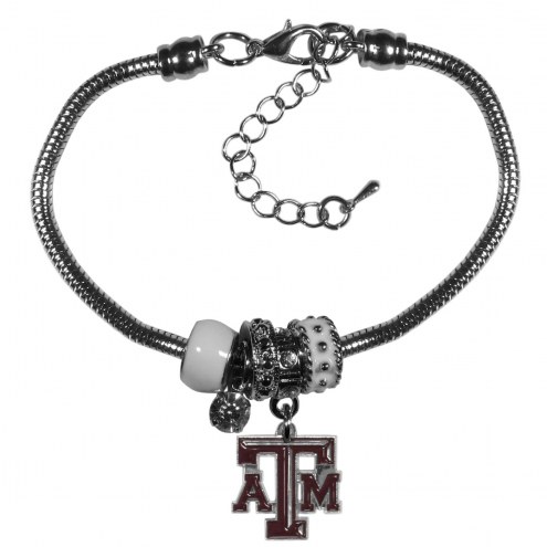 Texas A&M Aggies Euro Bead Bracelet