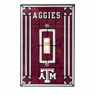 Texas A&M Aggies Glass Single Light Switch Plate Cover