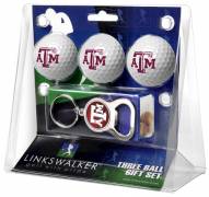 Texas A&M Aggies Golf Ball Gift Pack with Key Chain