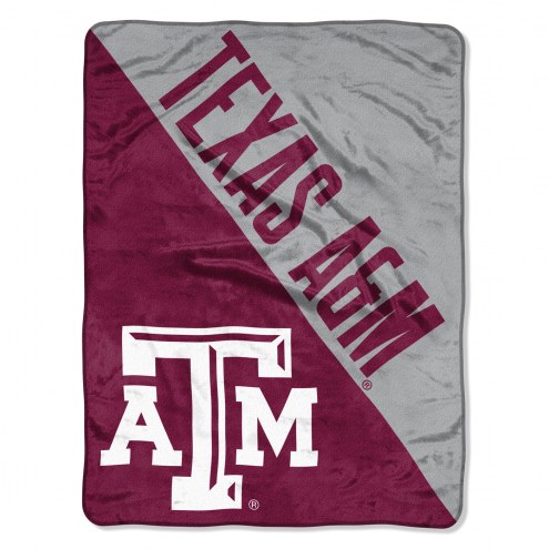 Texas A&M Aggies Halftone Raschel Blanket