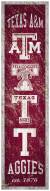 Texas A&M Aggies Heritage Banner Vertical Sign