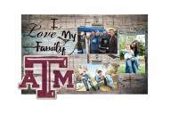 Texas A&M Aggies I Love My Family Clip Frame