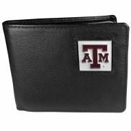Texas A&M Aggies Leather Bi-fold Wallet in Gift Box
