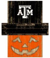 Texas A&M Aggies Pumpkin Head Sign