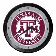 Texas A&M Aggies Ribbed Frame Wall Clock